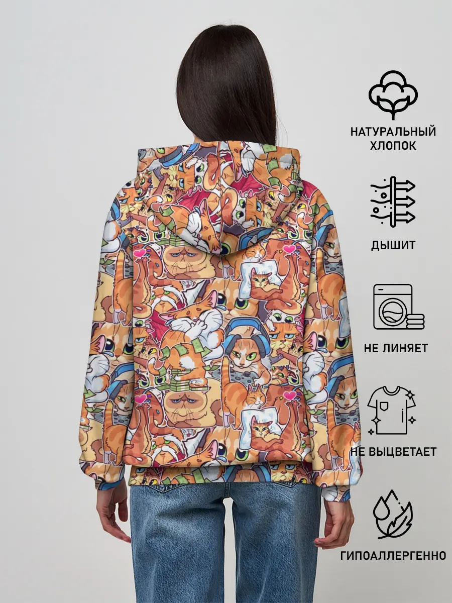 Женское худи / Котобомбинг