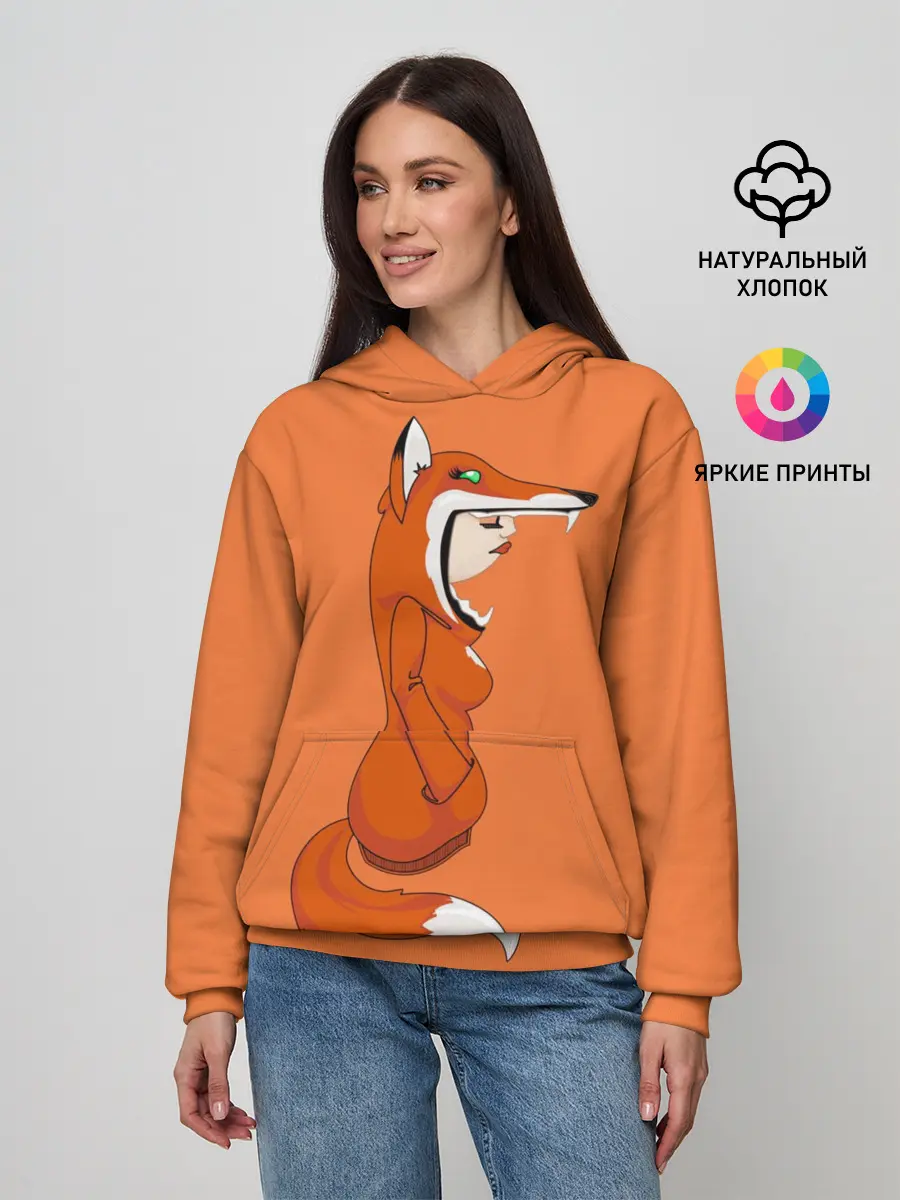 Женское худи / Барышня Лиса