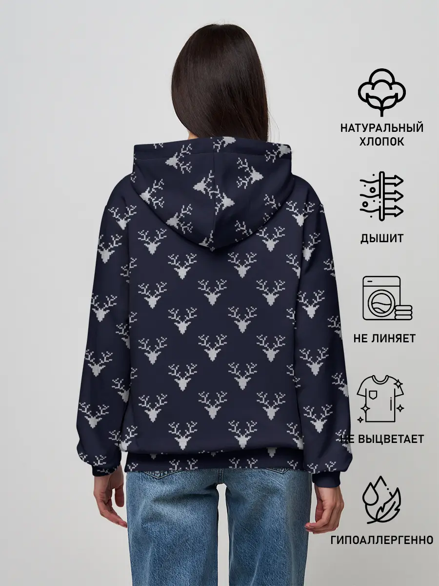 Женское худи / Олени