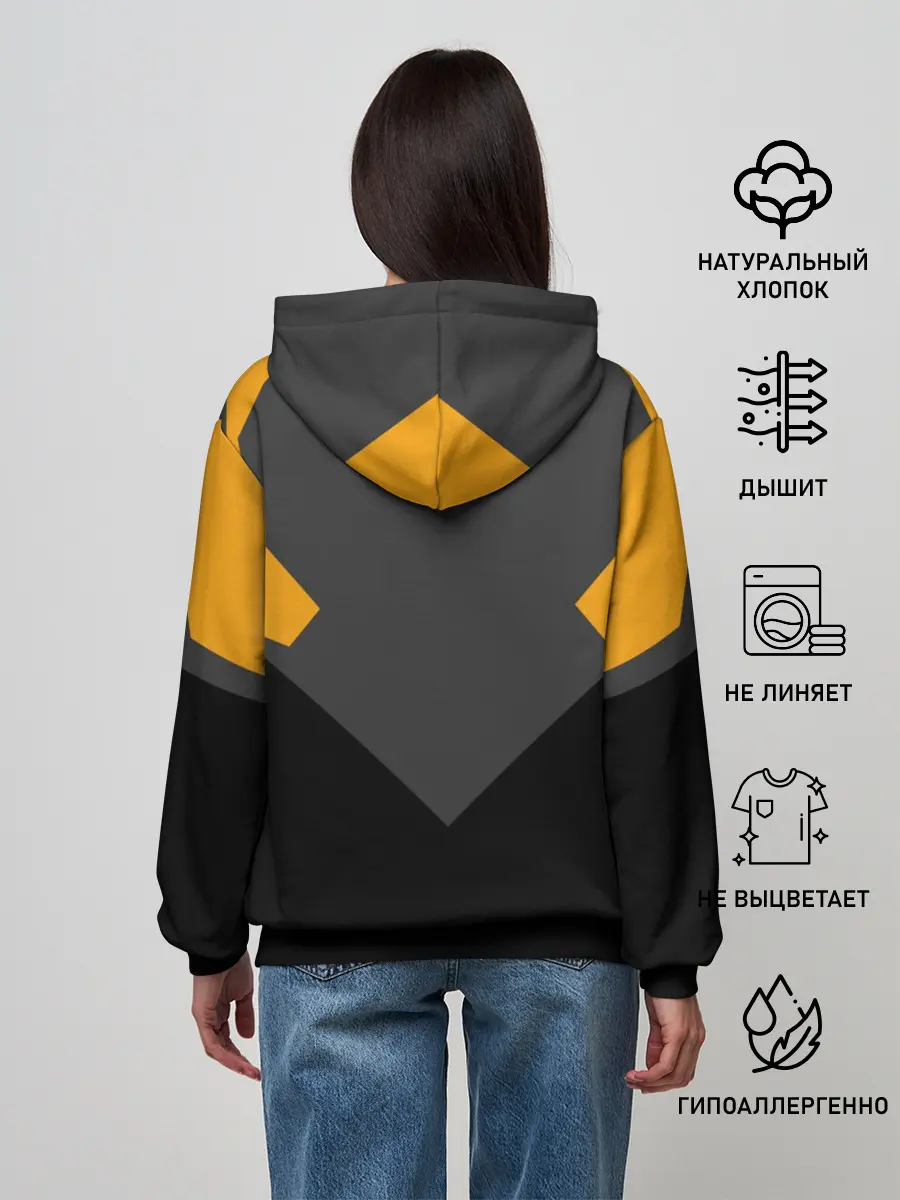 Женское худи / Хвост Феи абстрация