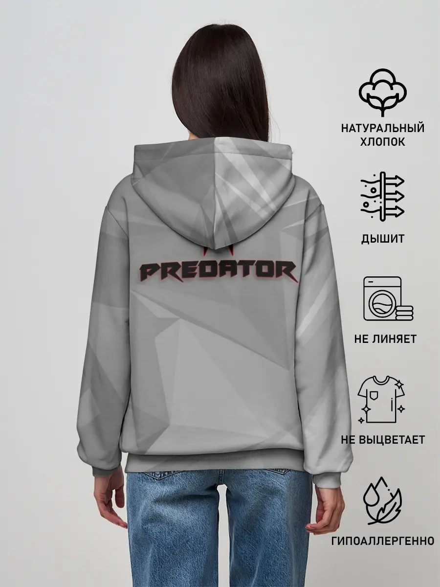 Женское худи / ХИЩНИК | PREDATOR.