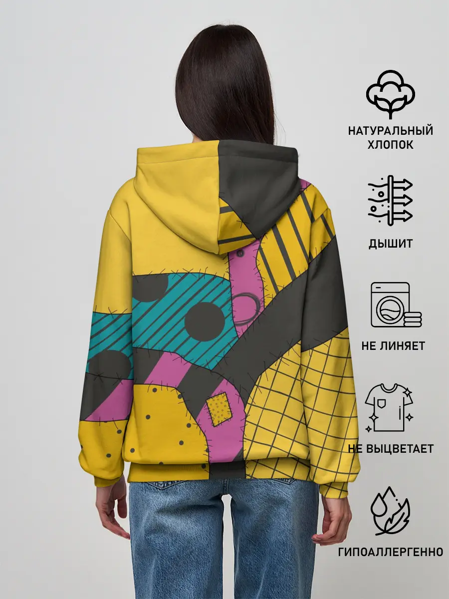 Женское худи / кошмар перед рождеством Салли