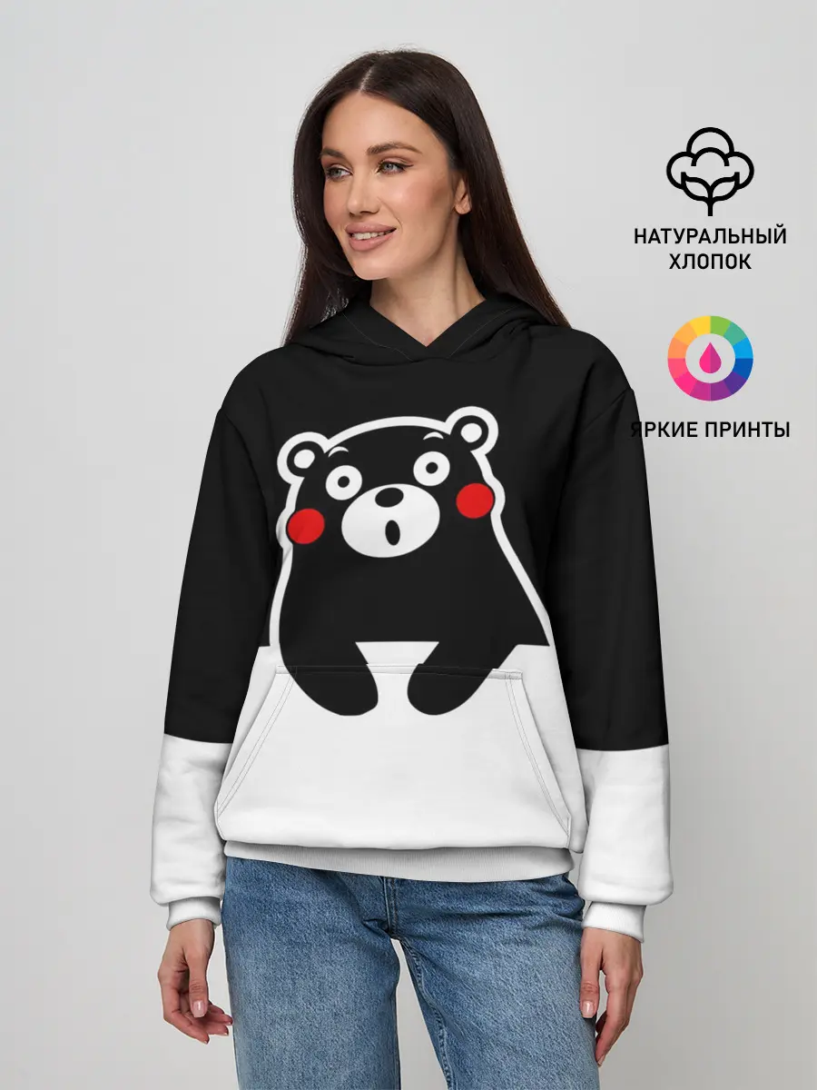 Женское худи / Kumamon повис