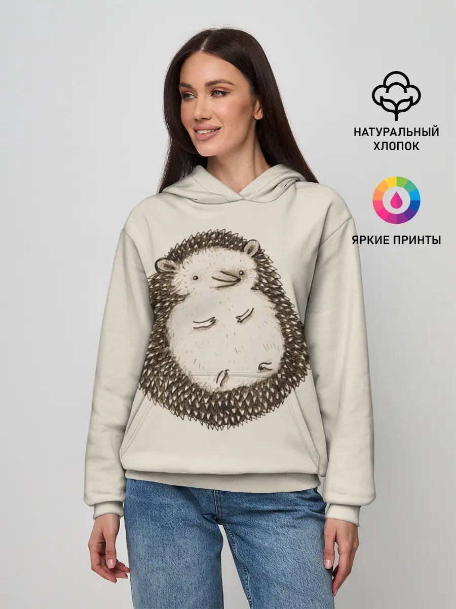 Женское худи / Пузико Ежика