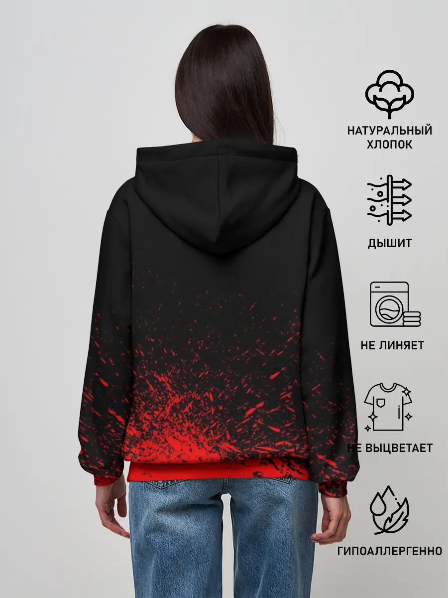 Женское худи / NORMAL PEOPLE SCARE ME