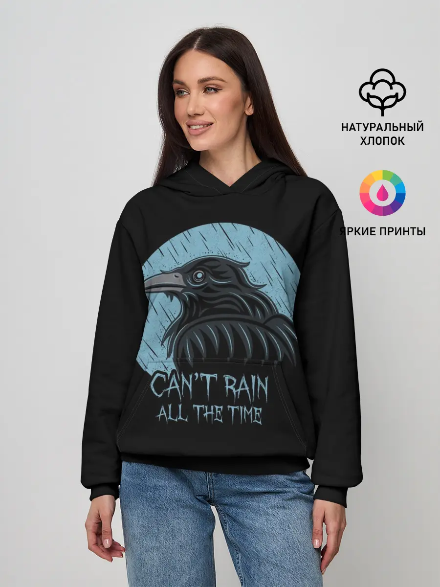 Женское худи / Ворон