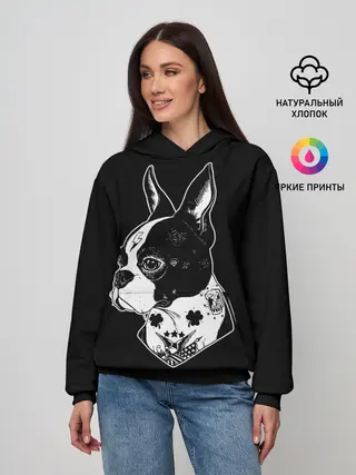 Женское худи / Французский Бульдог