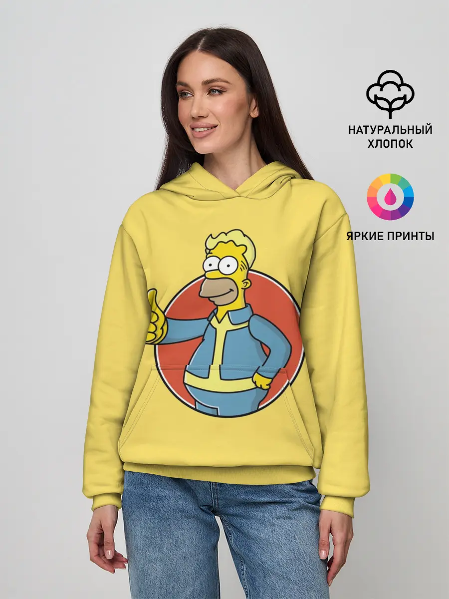 Женское худи / Homer Fallout
