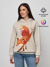 Женское худи / Paint Fox