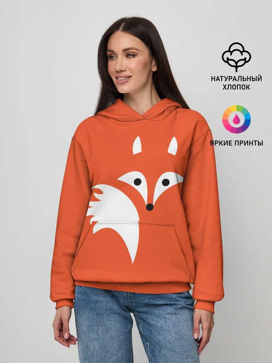 Женское худи / Лисичка