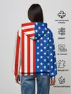 Женское худи / Американский Флаг