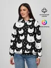 Женское худи / Love Cats Pattern