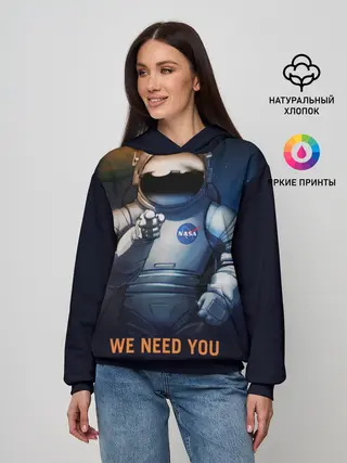 Женское худи / NASA