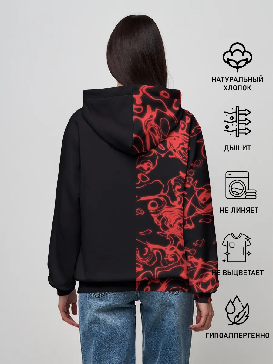 Женское худи / I Love Rock