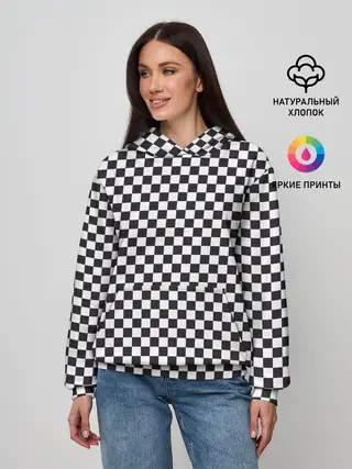Женское худи / Checkerboard