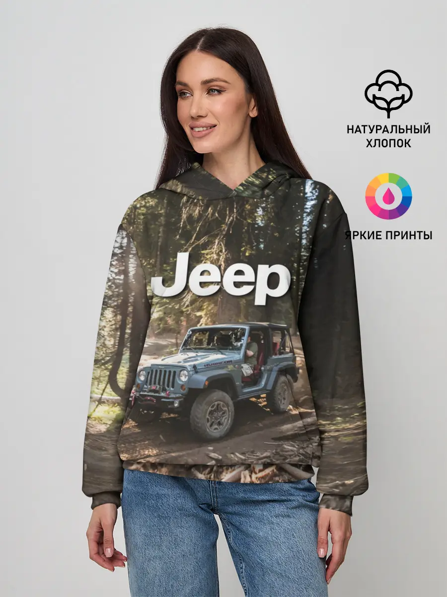 Женское худи / Jeep
