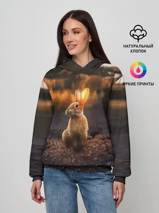Женское худи / Солнечный зайчик