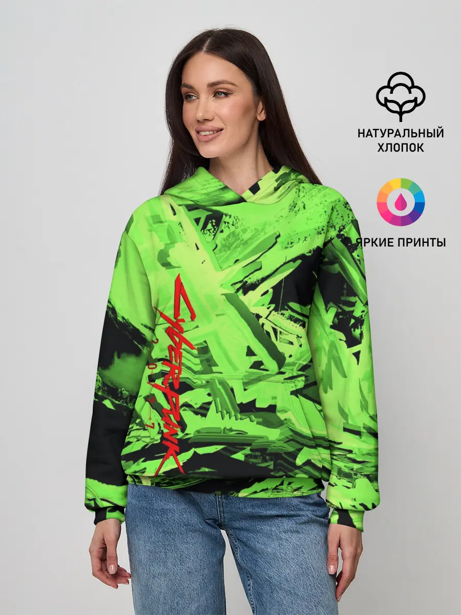 Женское худи / Cyberpunk 2077