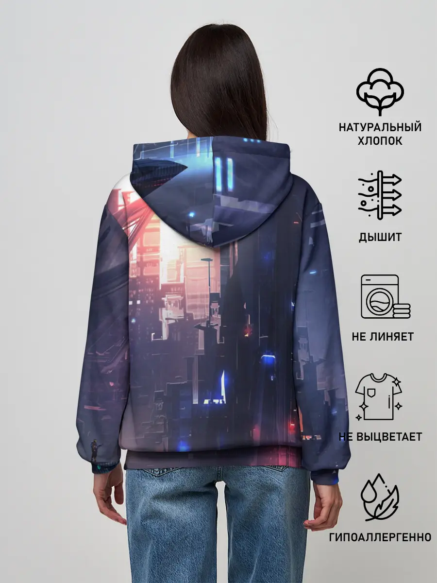 Женское худи / Cyberpunk 2077