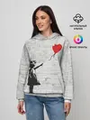Женское худи / Бэнкси: Девочка с Шаром