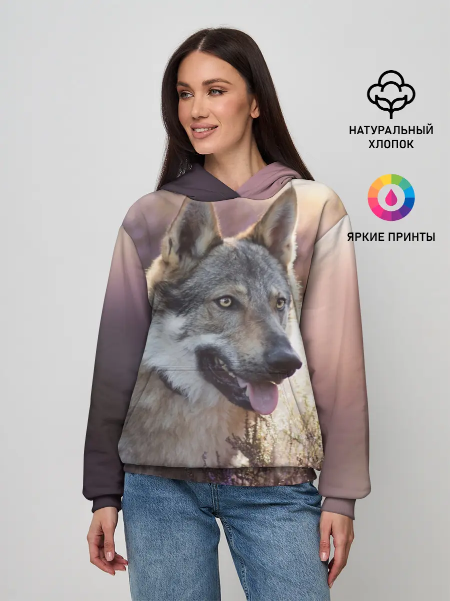 Женское худи / Волк