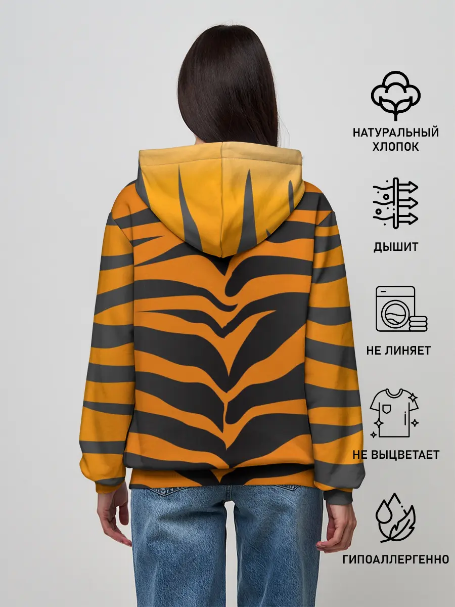 Женское худи / Тигр