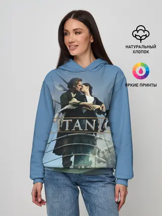 Женское худи / Титаник постер
