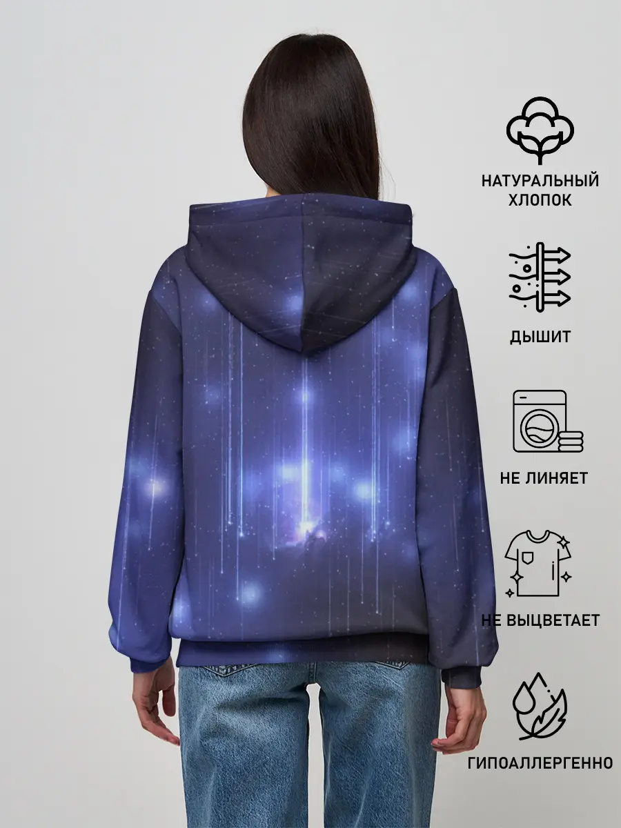 Женское худи / Космический Волк