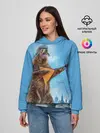 Женское худи / Мишка с балалайкой