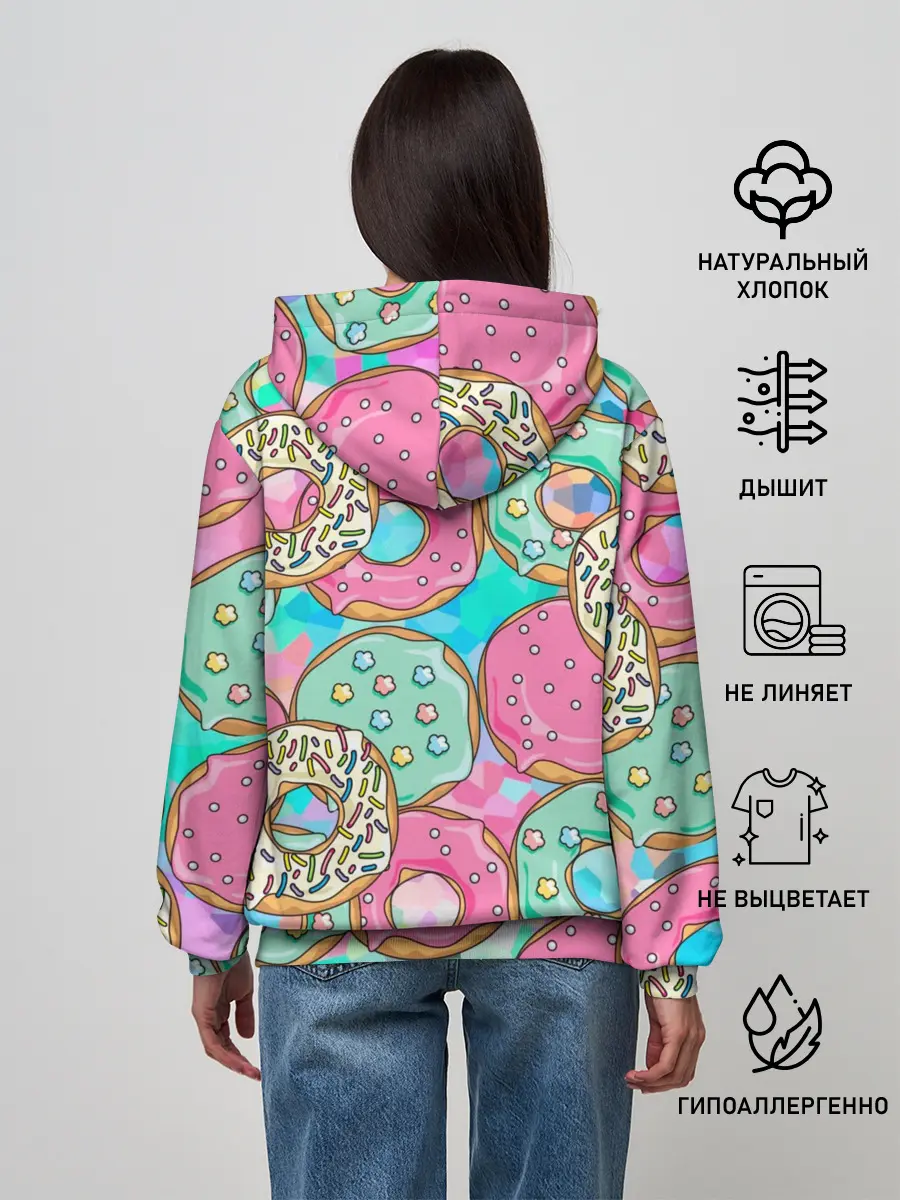 Женское худи / Сладкие Пончики