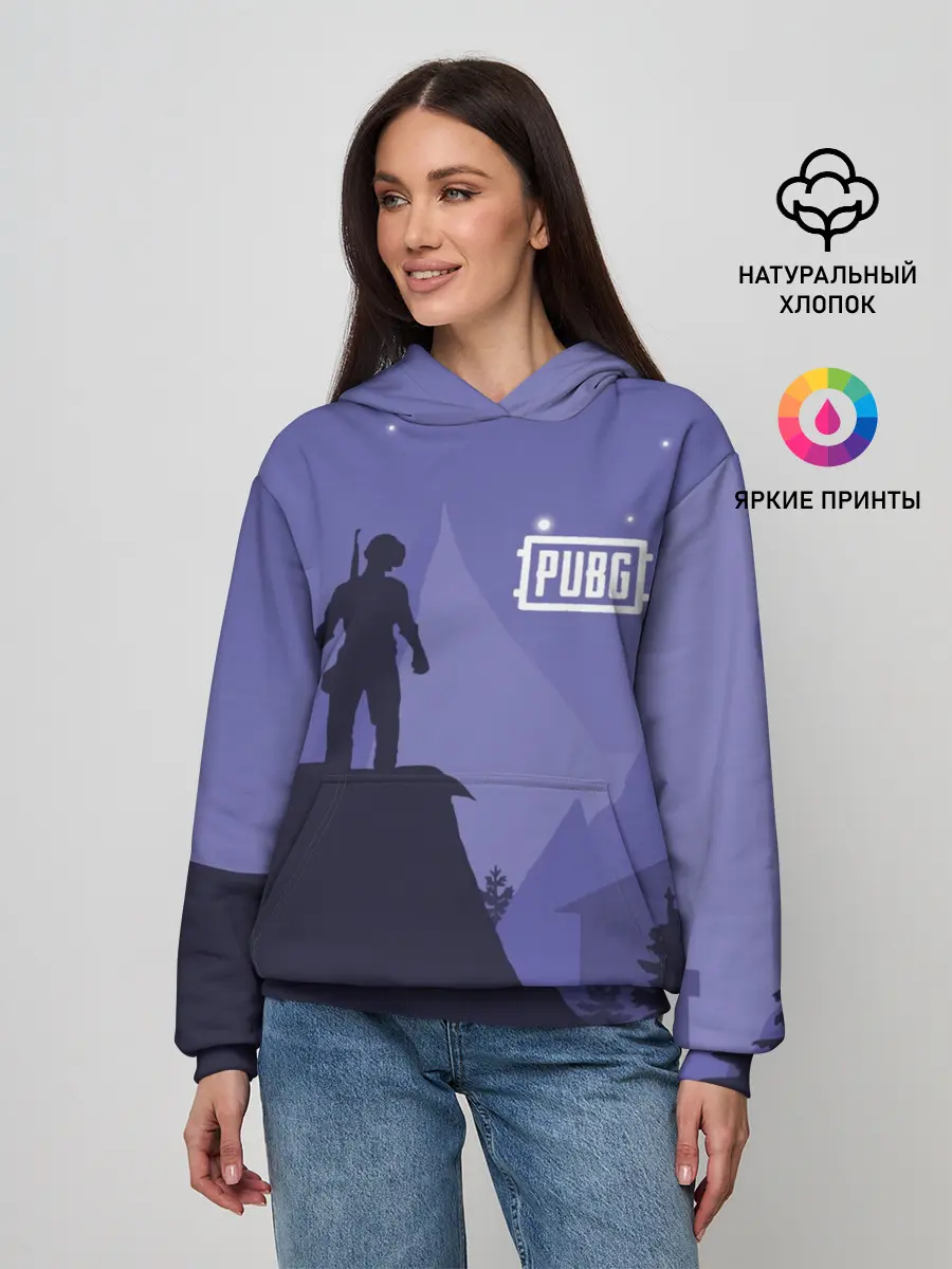 Женское худи / Ночной PUBG