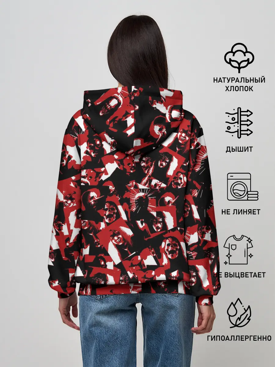 Женское худи / SlipKnot камуфляж