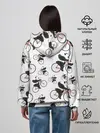 Женское худи / Панды На Велосипеде