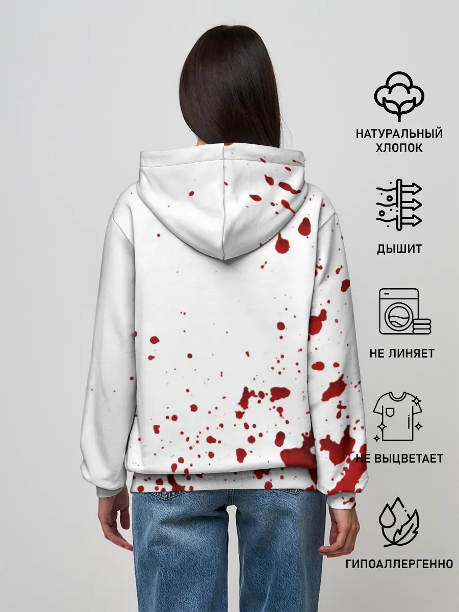 Женское худи / Кетчуп Разбрызгался