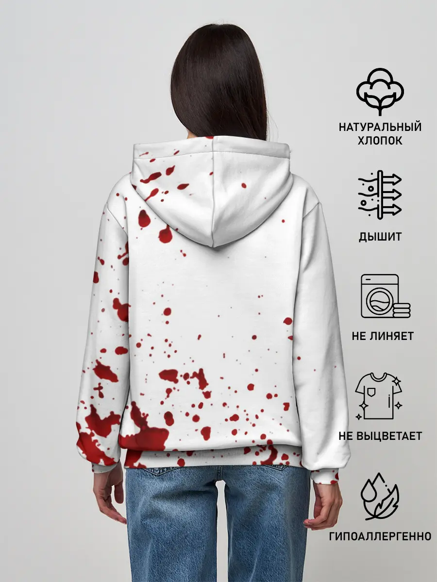 Женское худи / Кровь Не Моя