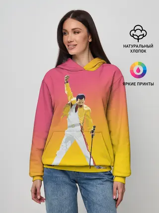 Женское худи / Queen: Фредди Меркьюри