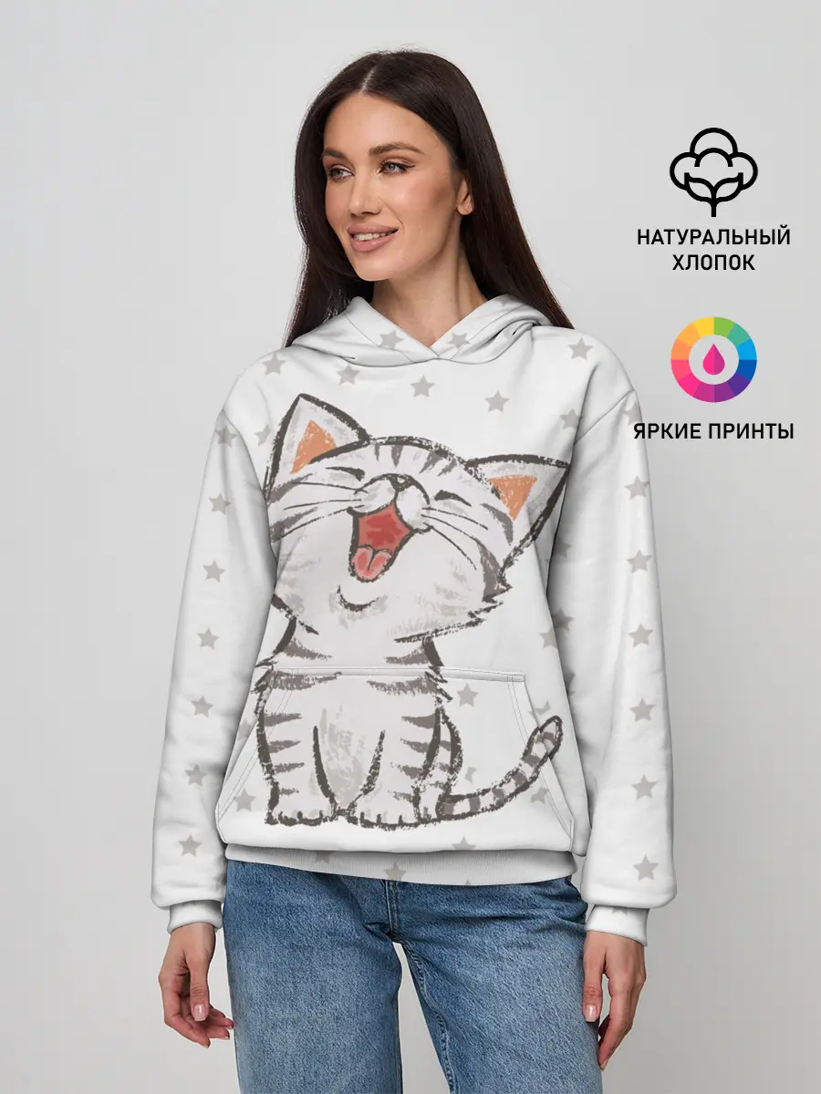 Женское худи / Милейший Котик