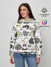 Женское худи / Котики