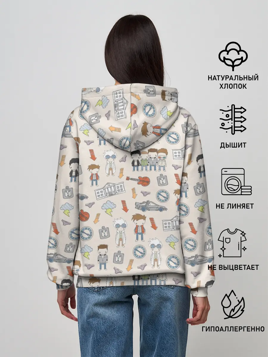 Женское худи / Back to the future_5