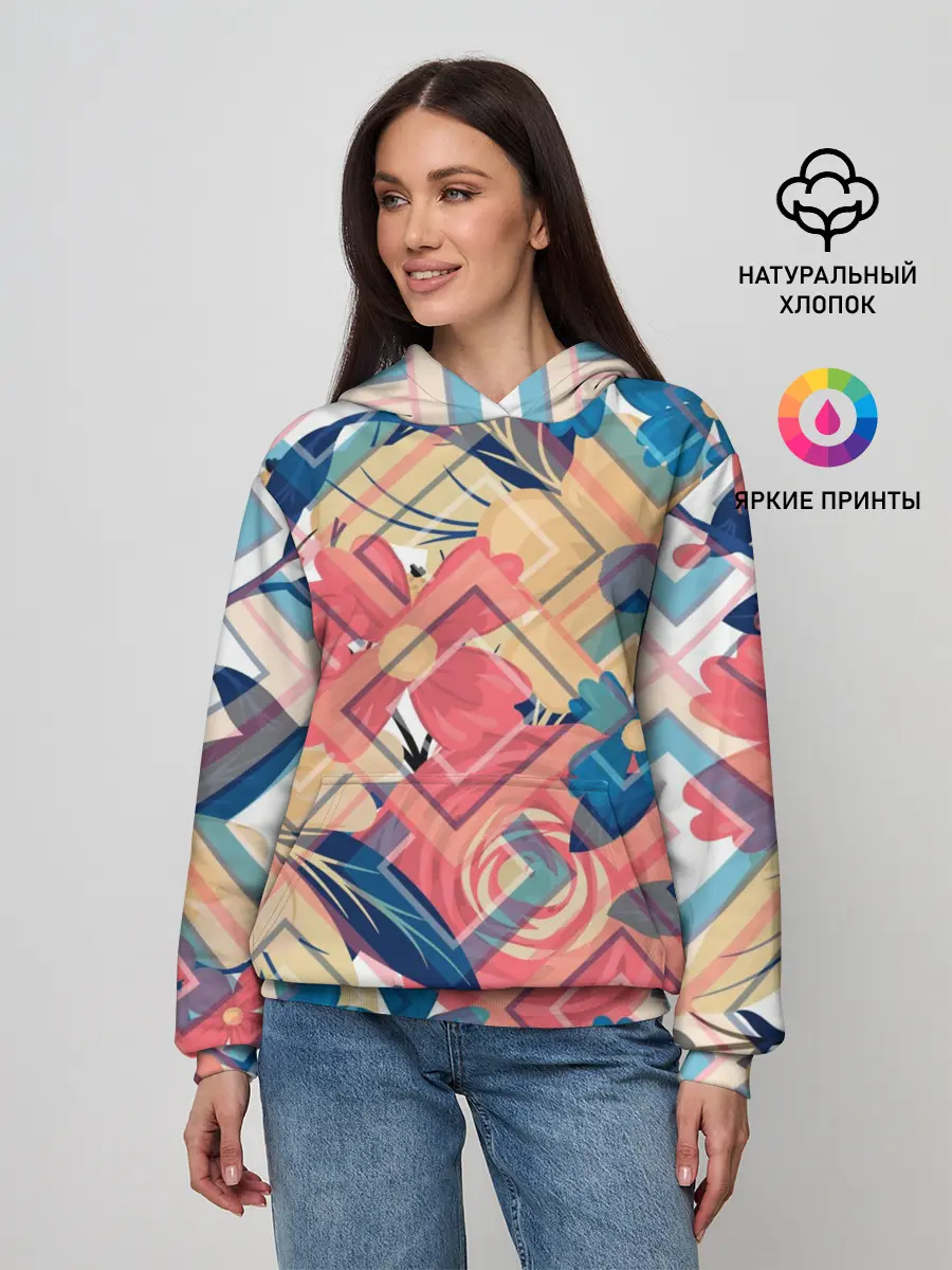 Женское худи / Абстракция
