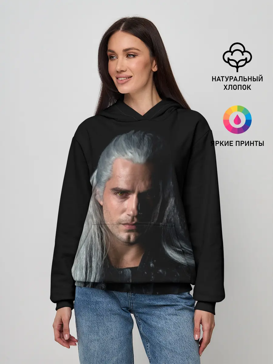 Женское худи / The Witcher. Geralt of Rivia