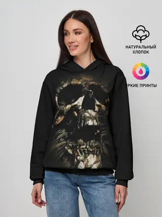 Женское худи / Череп