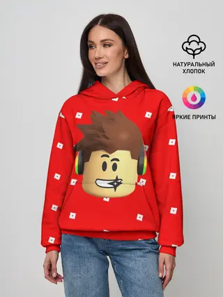 Женское худи / ROBLOX Head