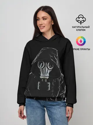 Женское худи / Противогаз