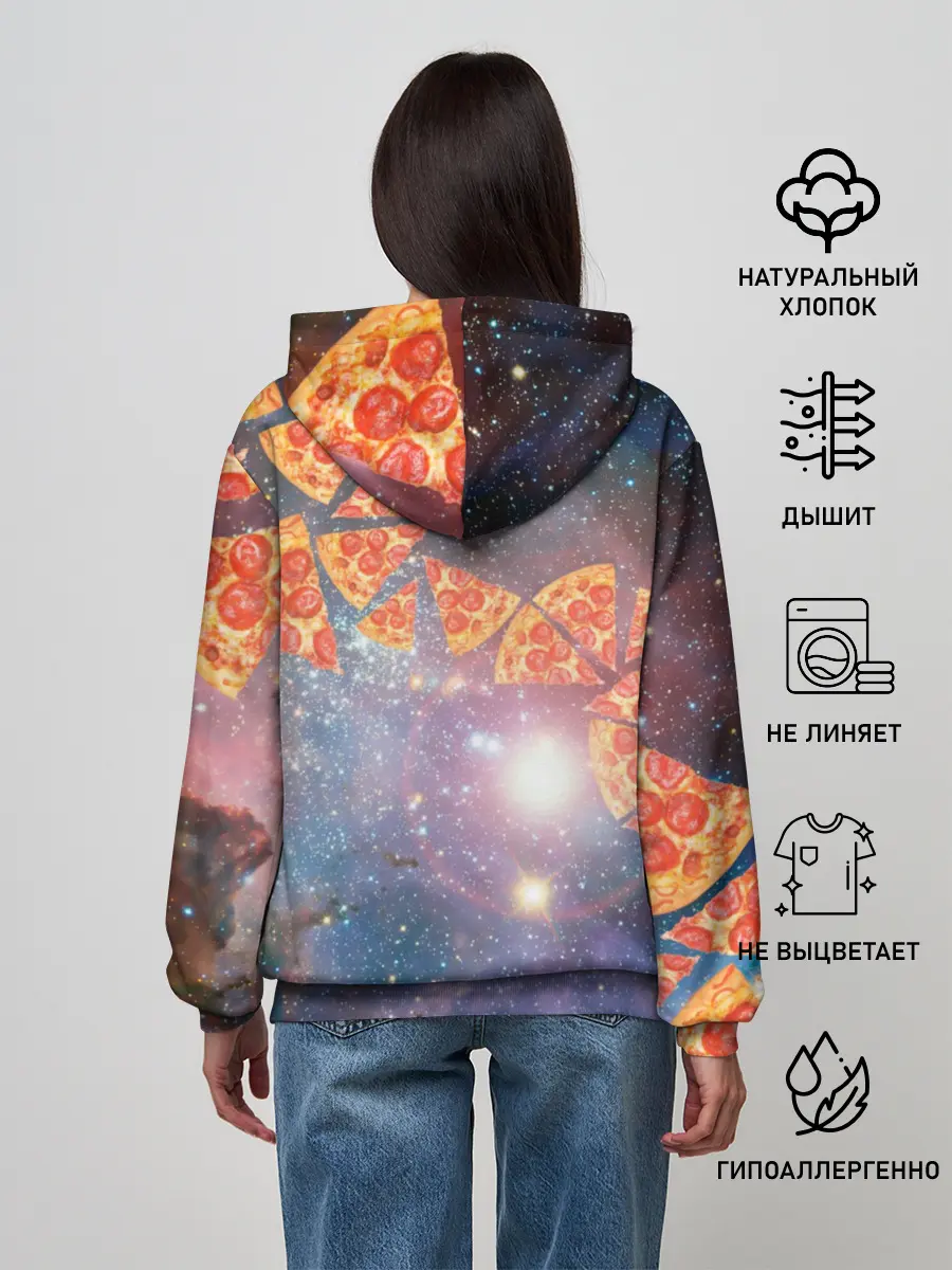 Женское худи / Кот Диджей