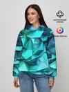 Женское худи / abstraction geometry