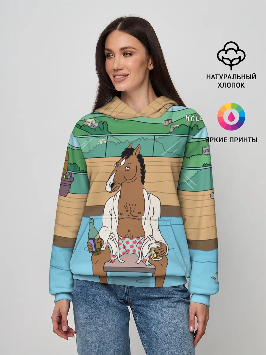 Женское худи / Конь БоДжек