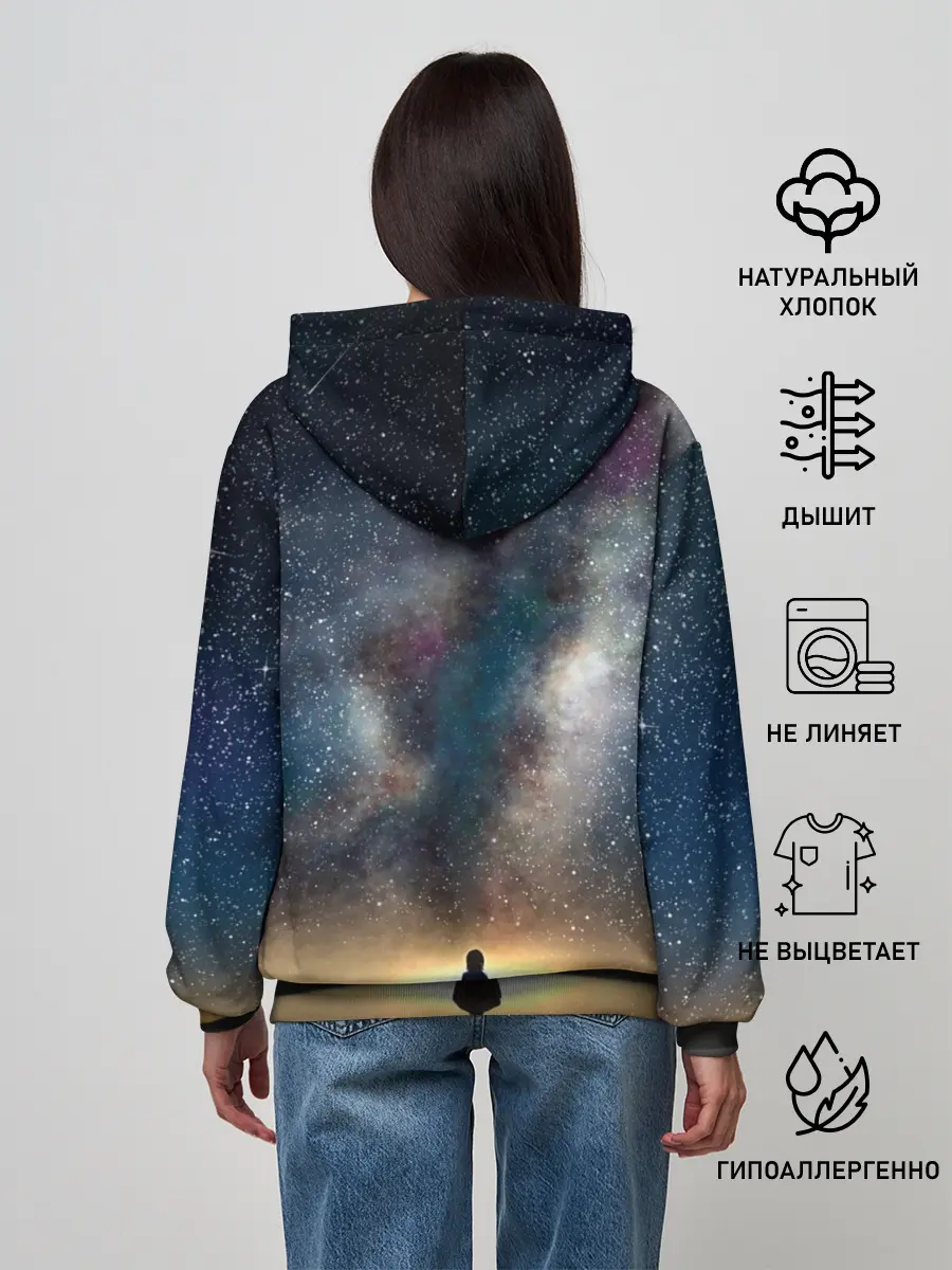 Женское худи / VIOLET EVERGARDEN. Космос