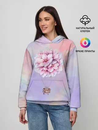 Женское худи / Нежный Воздушный Шар