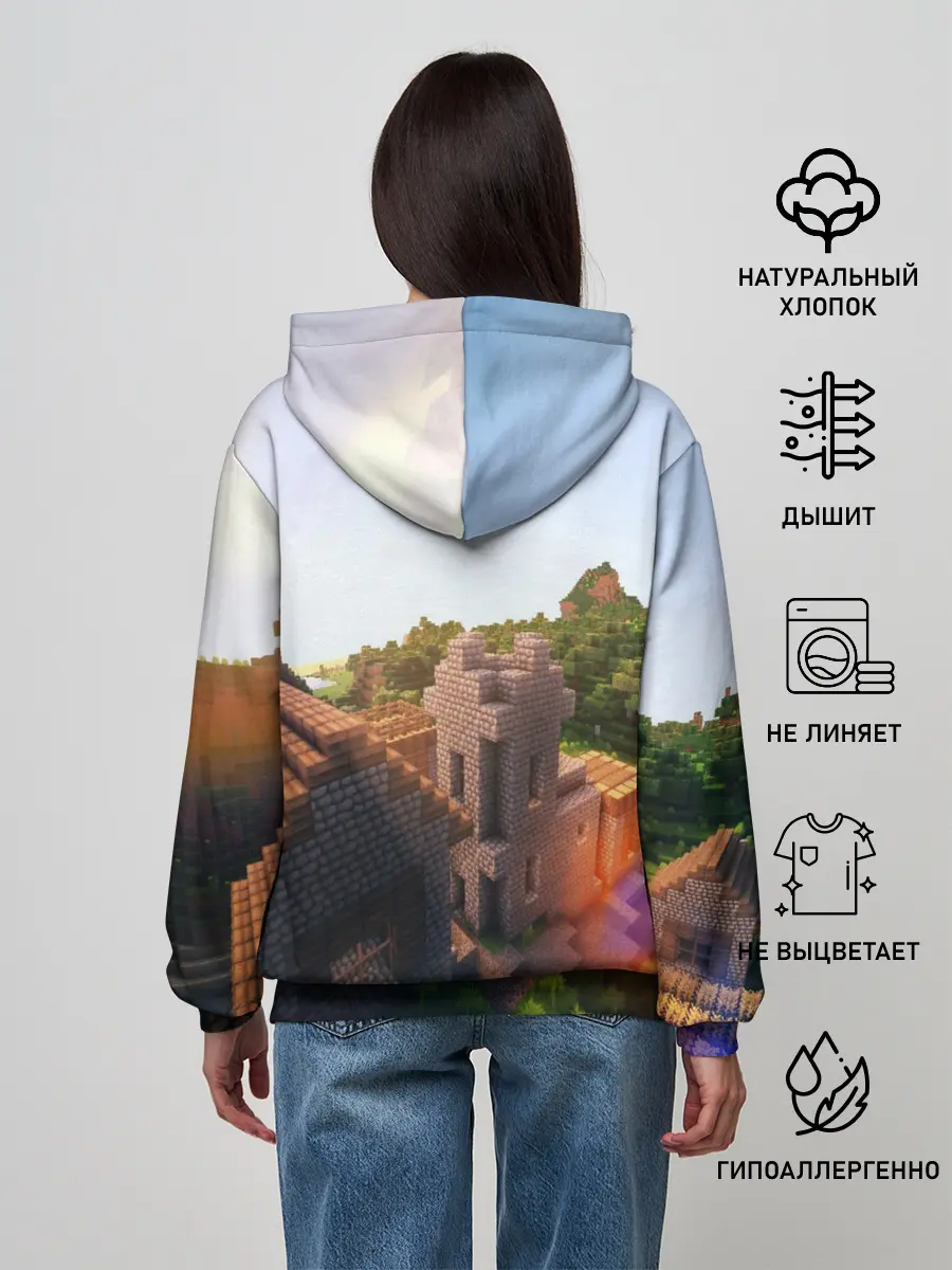 Женское худи / Minecraft